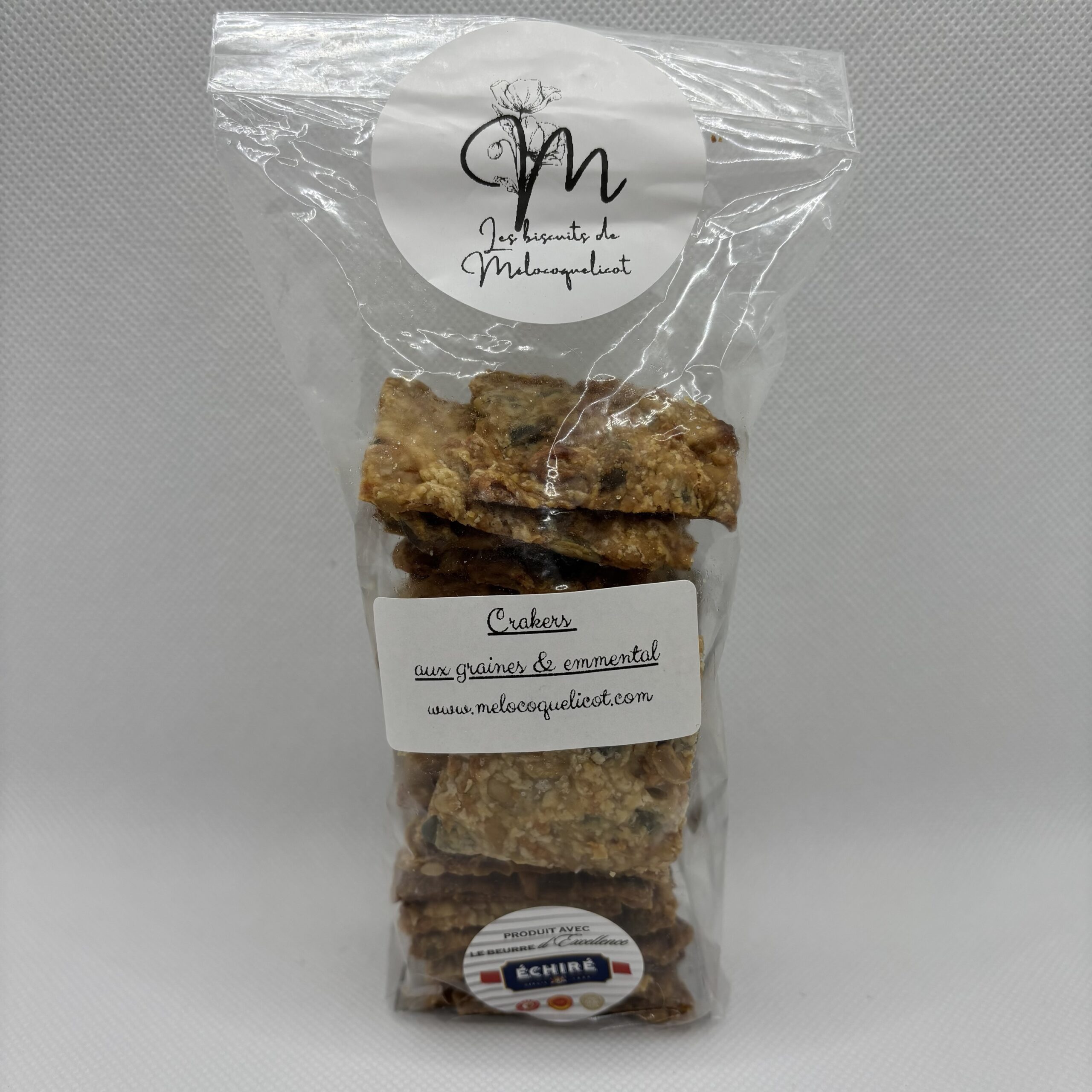 20 Crackers aux Graines et à l’Emmental