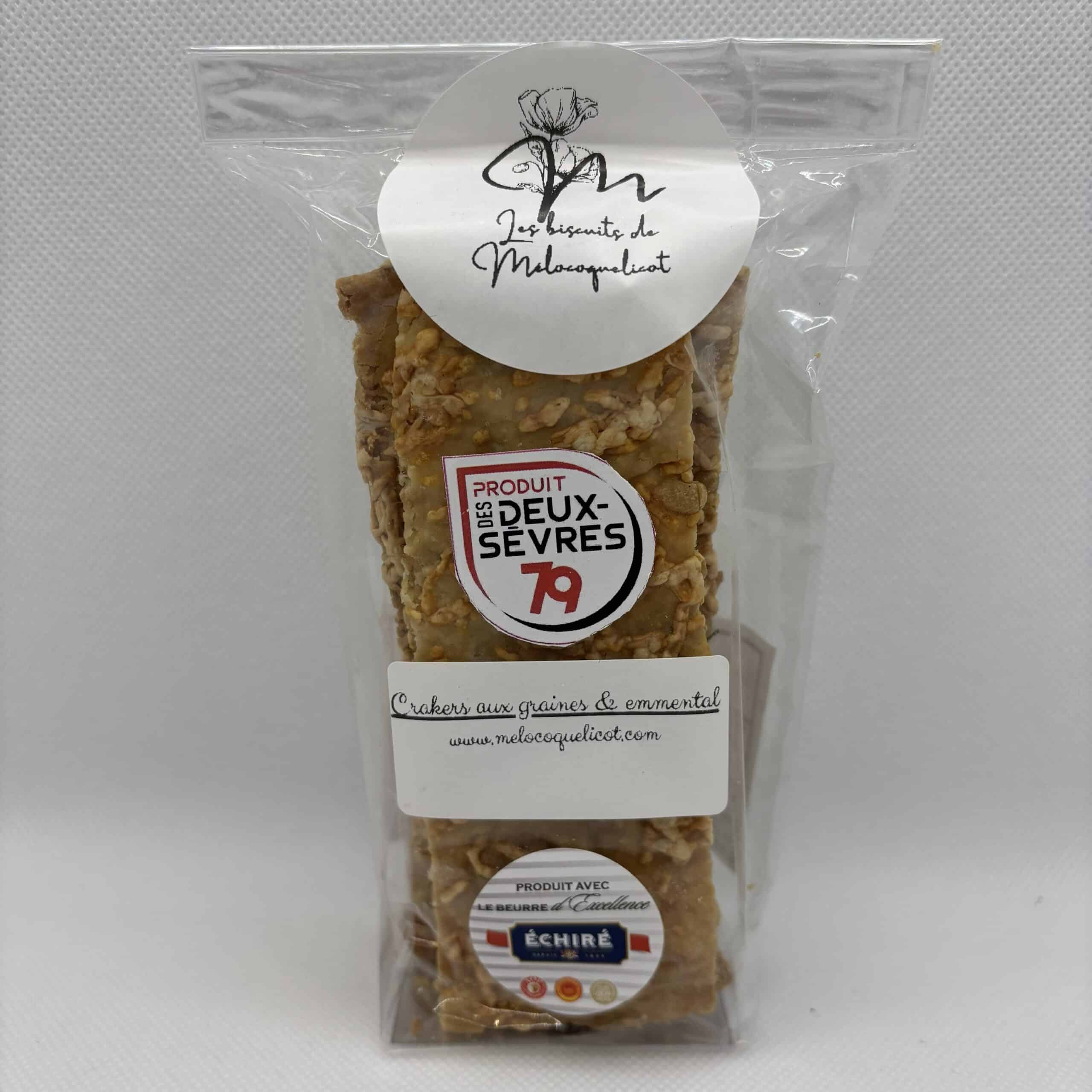 5 Crackers aux Graines et à l’Emmental