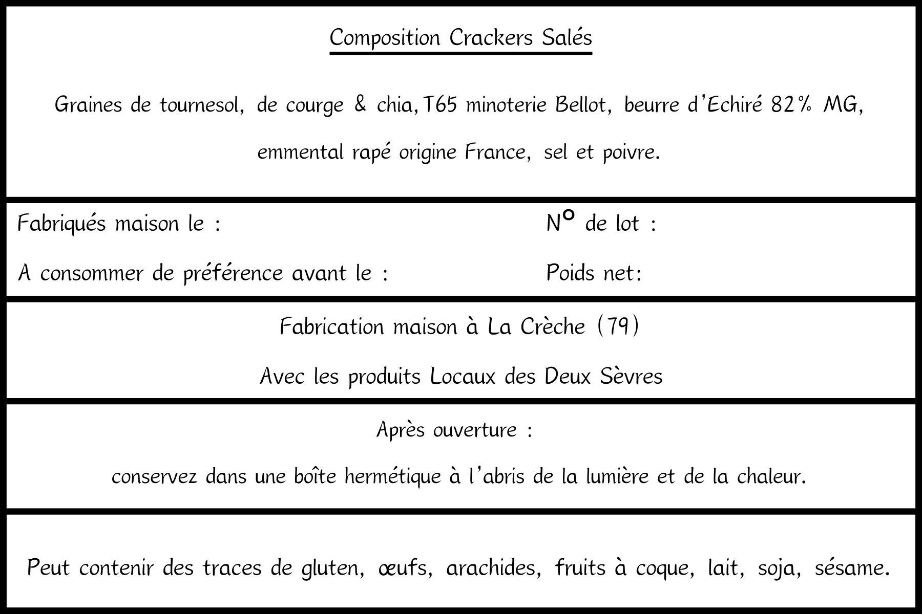 20 Crackers aux Graines et à l’Emmental – Image 3