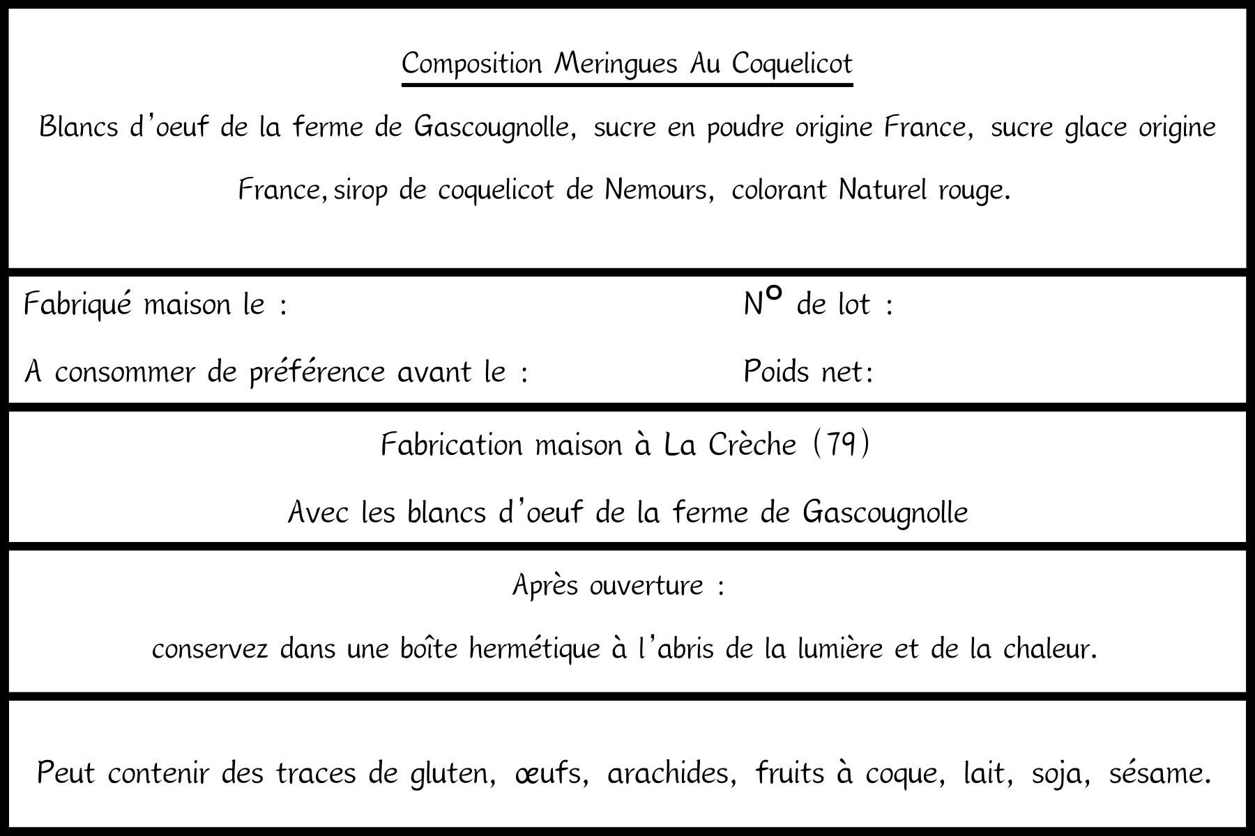 10 Meringues au Coquelicot – Douceur Florale et Gourmande – Image 3