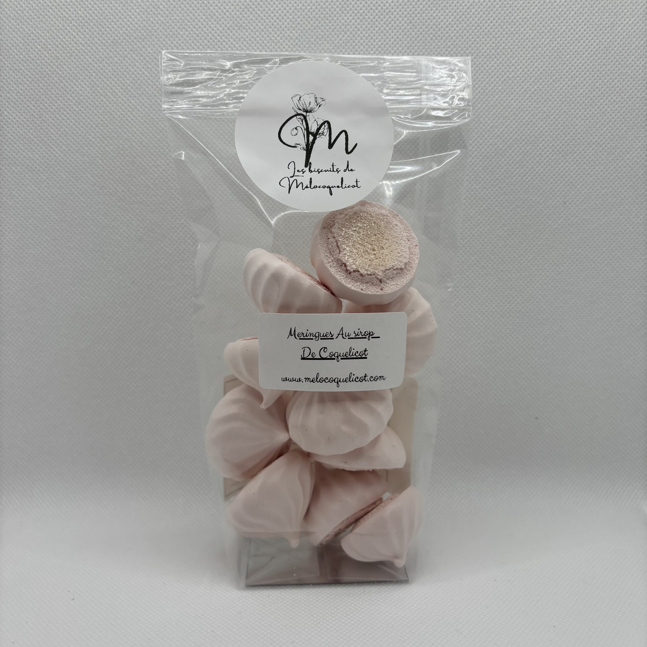 10 Meringues au Coquelicot – Douceur Florale et Gourmande