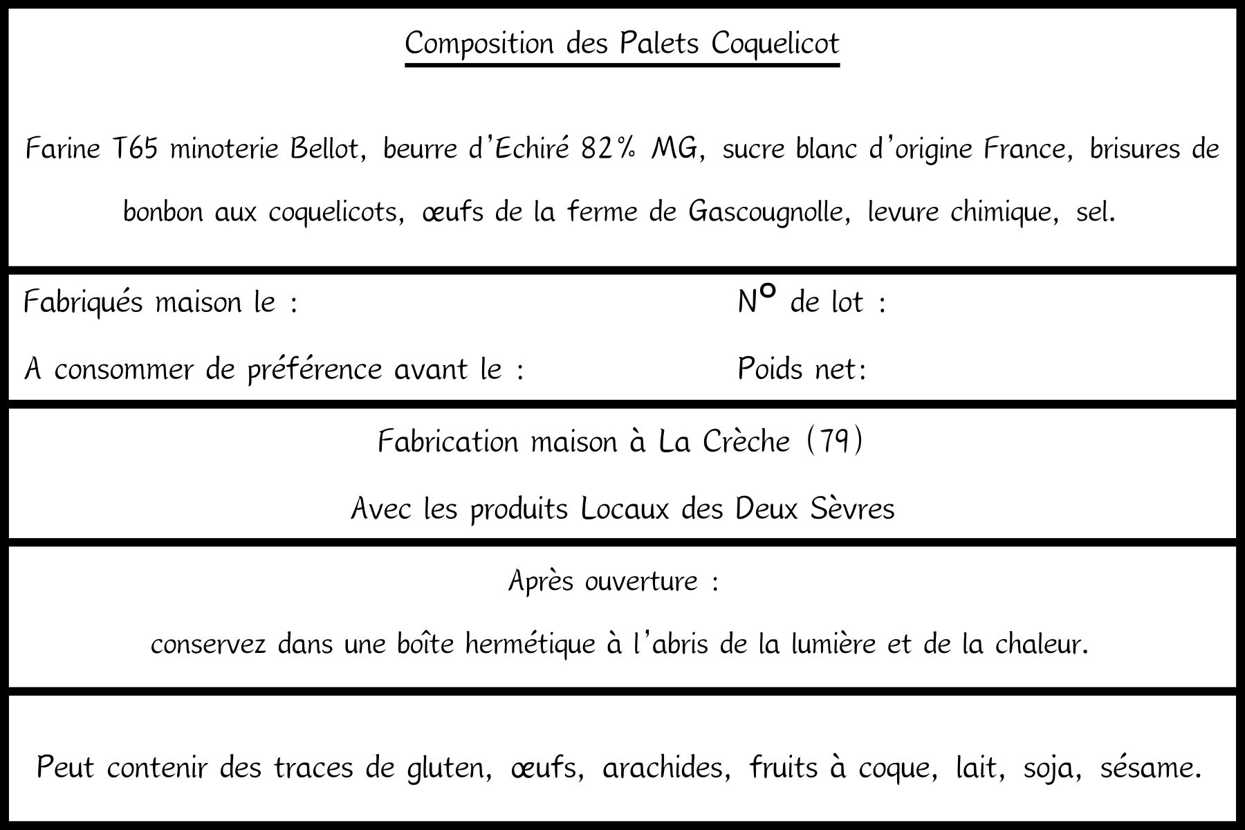 8 Palets Coquelicot - L’Alliance Gourmande du Palet Breton et de la Fleur – Image 3
