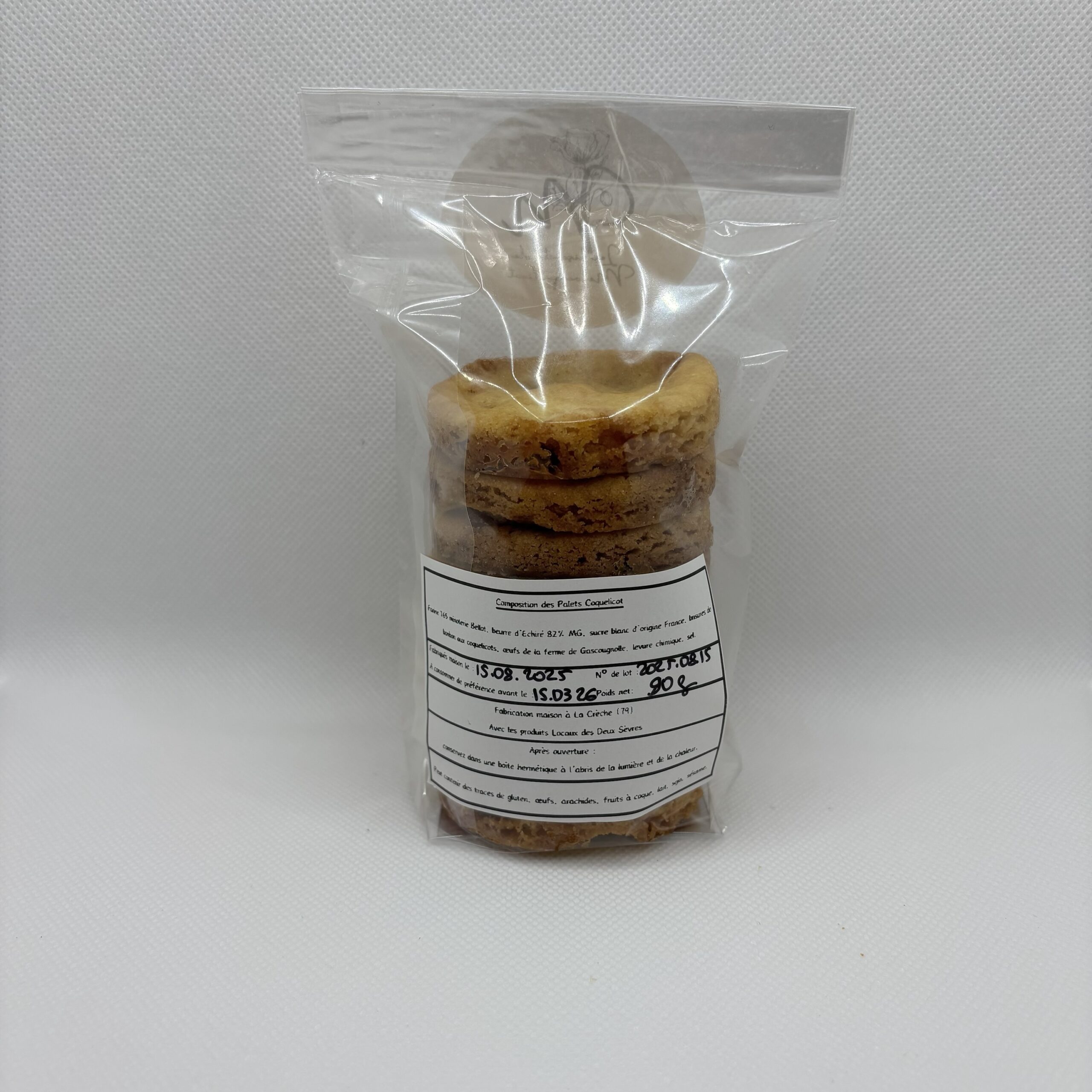 8 Palets Coquelicot - L’Alliance Gourmande du Palet Breton et de la Fleur – Image 2